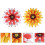 Raindrops Home Wall Decor Iron Flower Wall Decoration 2pcs 10