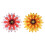 Raindrops Home Wall Decor Iron Flower Wall Decoration 2pcs 7