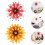 Raindrops Home Wall Decor Iron Flower Wall Decoration 2pcs 8