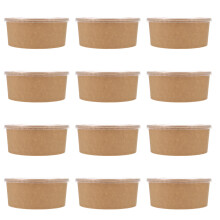 Sparsain 25 Pack Kraft Paper For Rice Salad Soup