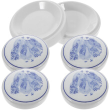 Palettes Porcelain Mixing Trays Multi-Layer Palette 9.5x9cm
