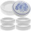 Palettes Porcelain Mixing Trays Multi-Layer Palette 9.5x9cm 6