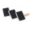 Raindrops 10 Pcs Peg Tags Wooden Clip Mini Message Boards Black 1