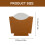 Wrapping Boxes Paper 100pack 5.2x4.3x3.6in 3