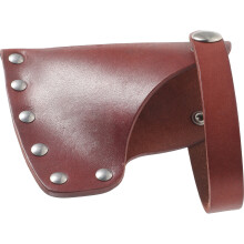 Durable Leather Protective Cover Dark Red for Axe and Hatchet