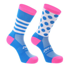 1 Pair Vibrant Color Men’S Sports Socks Mid Calf Cycling Socks