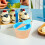 Ice Cream Bowl Blue 1pack 12.0x9.8x9.8in 10