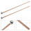 Raindrops Percussion Mallets Beige Wood Handle For Ethereal Drums 2pcs 11