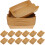 Frying Food Boxes Brown 100pack Boat Shape 7