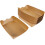 Frying Food Boxes Brown 100pack Boat Shape 3