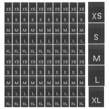 Raindrops 500pcs Garment Labels For Clothes Size Washable For Tailors