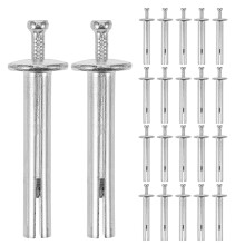 100 Pcs Cement Anchors Expansion Nail Fastener Masonry Silver