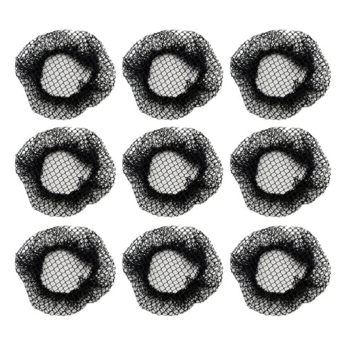 20pack Hair Bun Nets 3.5x3.5x0.4in For Dancing And Working