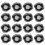 20pack Hair Bun Nets 3.5x3.5x0.4in For Dancing And Working 6