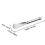 Fruit Paring Device Orange Peeling Tool Grips Handheld Silver 2