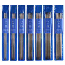 Raindrops Knitting Needles Metal 35pcs 12.2x3.9x1.2in