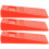 3 Pcs Logging Wedge Tree Felling Chopping Trees Wedges Orange 8