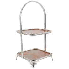 2X Portable Iron Taartstandaard, Fruit En Dessert Display