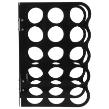 Craft Paper Roll Holder Acrylic Organizer Black 1pcs