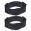 Mens Shin Guards Replacement Straps Black Polyester 2pcs 1
