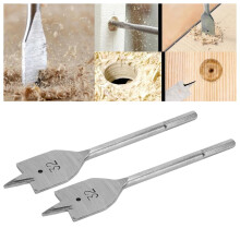 2 Stück Flachholzbohrer-Set 32 mm Spade Bohrwerkzeuge für Holzarbeiten