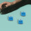 Versatile Blue Abs Dog Pad Bracket, Durable Mounting 6pcs 5