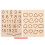 Practicing Board Wooden Assorted Color 1 Set Back To School 6