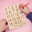 Practicing Board Wooden Assorted Color 1 Set Back To School 11