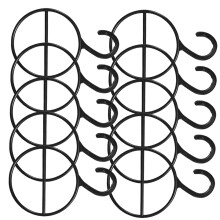 10 Pcs Scarf Rack Coat Hangers Plastic Shawls Scarves Wardrobe