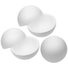 3 Pcs Foam Hollow Ball Polystyrene Balls For Crafting Foams Crafts