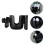 1pcs Stroller Feeding Bottle Stand Durable Materials Black 3