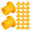 Rebar Covers Plastic Mushroom Design Yellow 40pcs 1