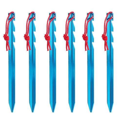 6pcs Lightweight Tent Nails Durable Ground Pegs 2