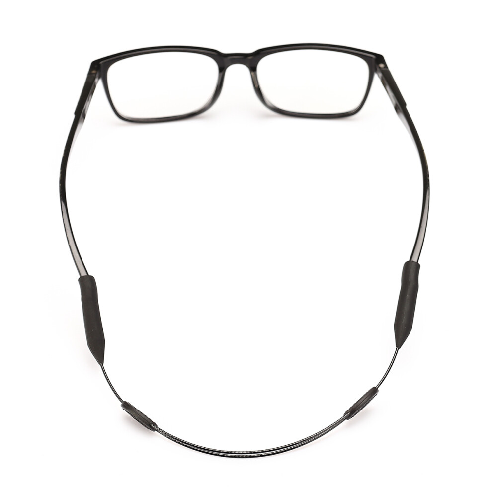 Inoomp Black Glasses Chain Man Sunglasses Rope Eyeglasses Cord Sports Strap