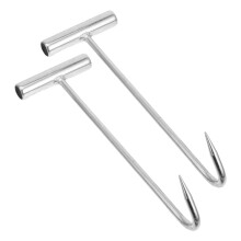 2pcs Stainless Steel Manhole Lifters Heavy Duty For Usage