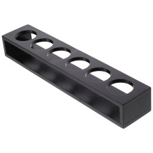 Drinking Glass Holder Stand Black 1set 12.2x2.4x1.8in