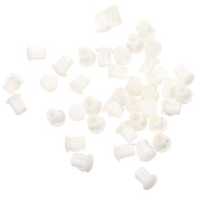 100pcs Nylon Round Hole Plugs For Furniture White Type