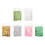 Holographic Nail Sequins Manicure Epoxy Sequins White 6 Sets 6