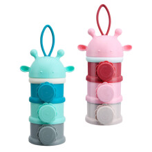 Milk Powder Food Dispenser Cases Green 2pcs 9.43x4.72x4.72in