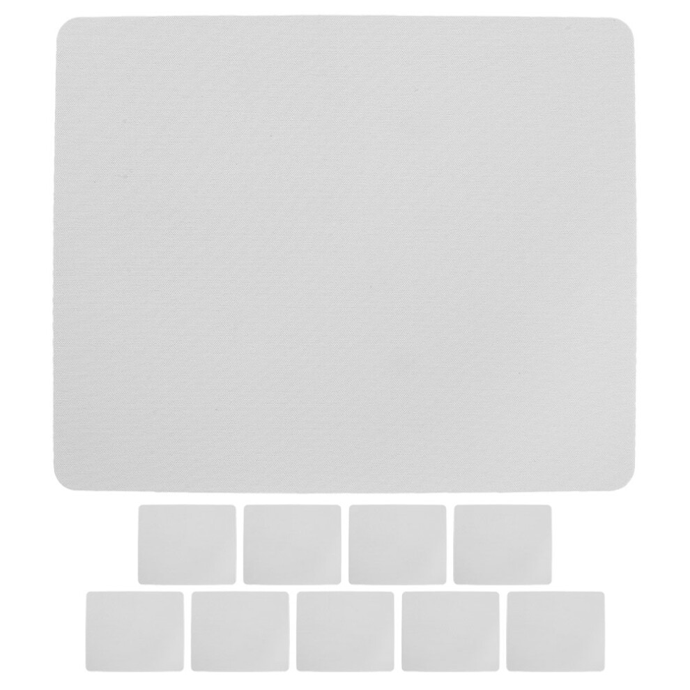 10Pcs Sublimation Blank Mouse Pads Rubber For Desk Use 3171388891980