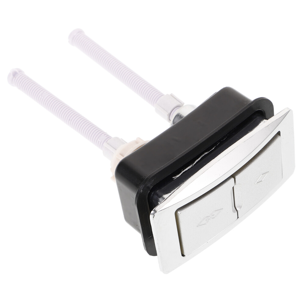 Photos - Toilet Accessory Silver Double Flush Toilet Push Button Replacement For Use