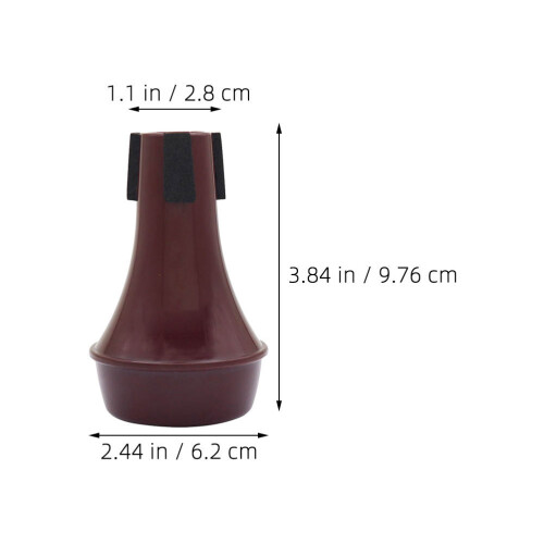 2 Pcs Mute Valve Megaphone Trombone Cleaning Kit Instruments 1