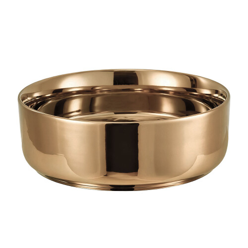 Living And Home (Glossy Bronze) 36cm Dia Bathroom Countertop Ceramic Sink 2
