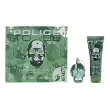 Police To Be Camouflage 2Pcs Gift Set: EDT 75ml - BodyLotion 100ml Men