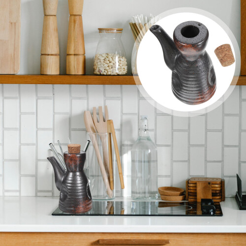 Bottle Cooking Soy Sauce Pot Kitchen Condiment Container 2