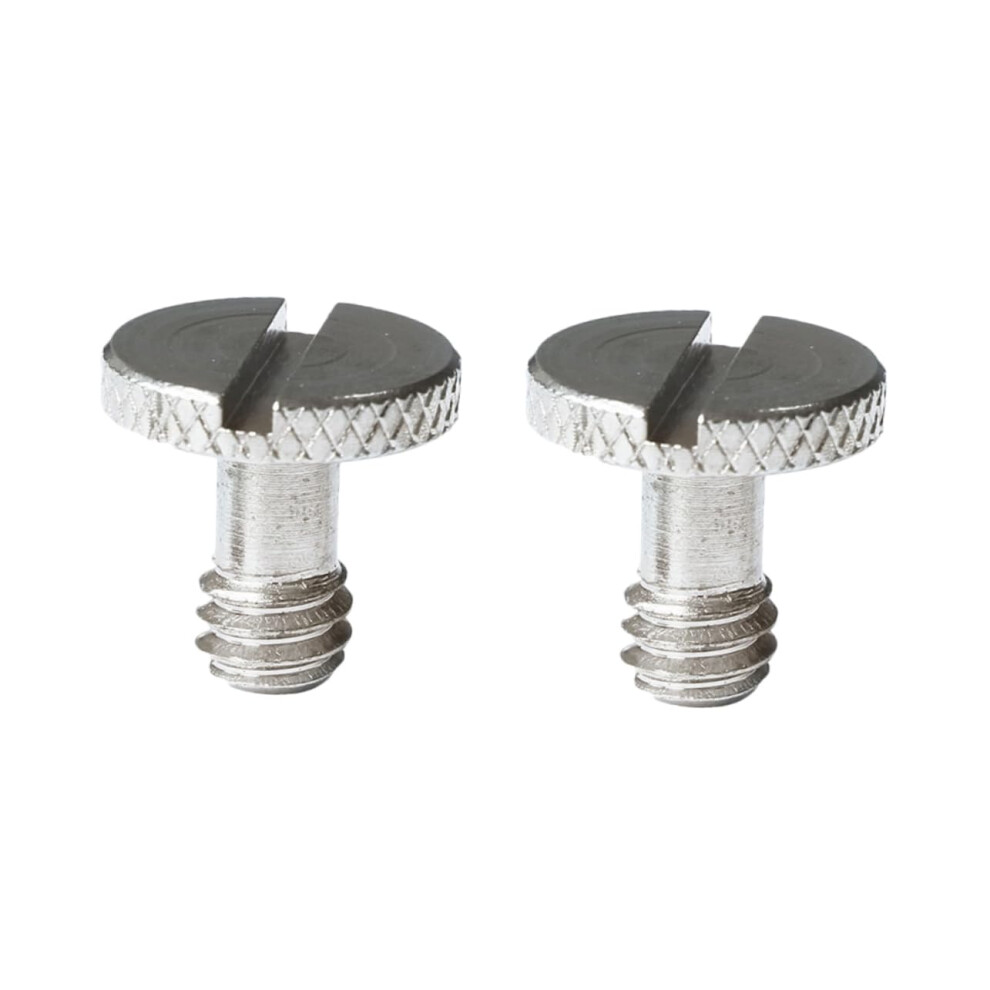 Camera Tripod Rig Gimbal With Nickel Plated Iron Screws, 1/4" Size, Pack Of 5 For Professional Photography Silver 6447073299056