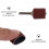 Power Sanding Sleeves Light Brown For Artwork 51pcs 9