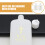 2 Pcs Decorative Tree Accessories Holy Water Bottle 8