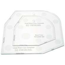 Patchwork Template Bowl Cozy Sewing Ruler Quilting Quilters Bowls