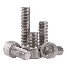 Self-Tapping Screws Stainless Steel, M3 Hex Socket Screws, 50 Pack, M3 Metric Thread, 304 Stainless Steel, Sizes 4-40mm